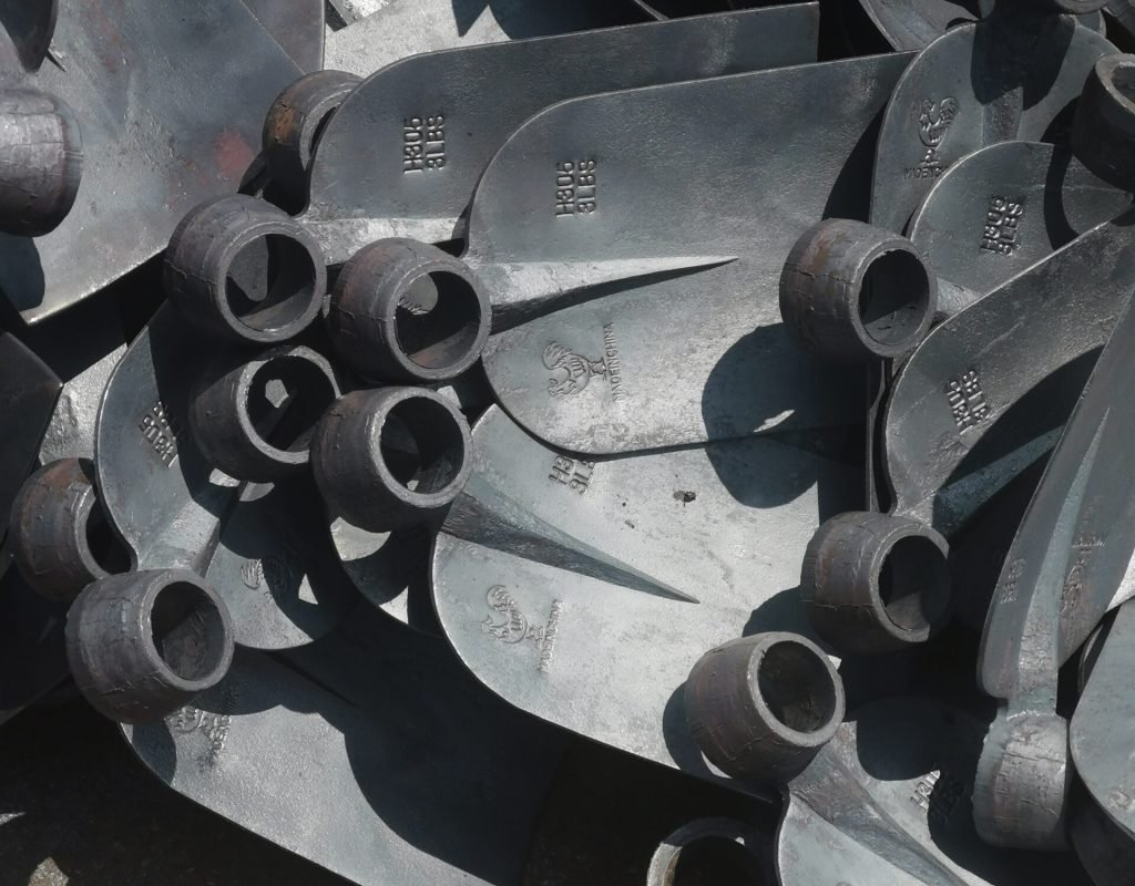 hoe after forging